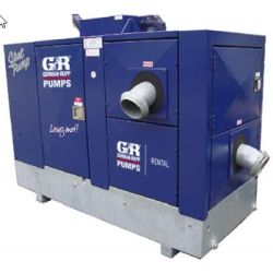 Rental diesel 250x250 Gorman Rupp pompen verhuur
