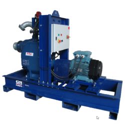 Rental electrisch 250x250 Gorman Rupp pompen verhuur