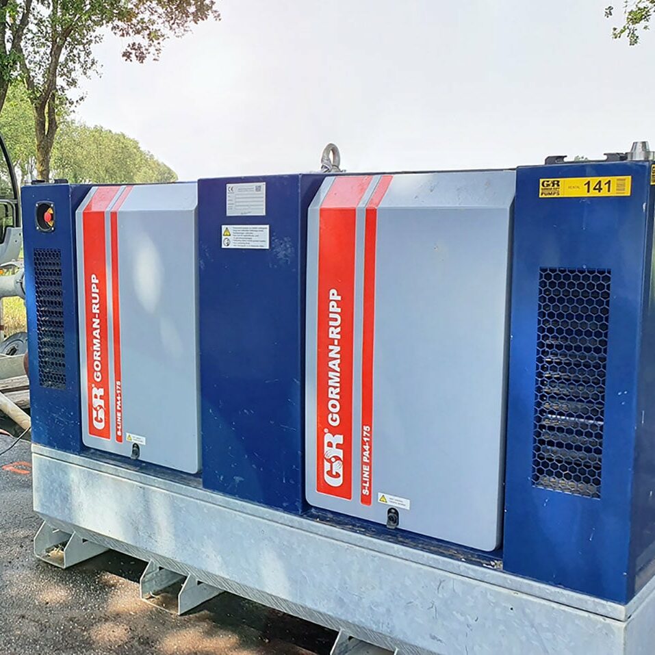 aangedreven dieselsets
